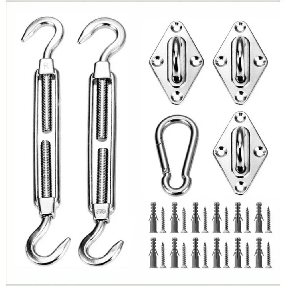 6 Inch ColourTree Hardware Kit for Sun Shade Sail Triangle Rectangle Install